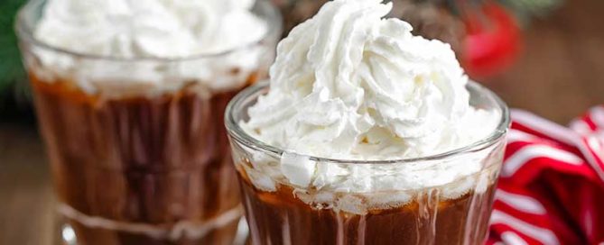 hot chocolate rum gelato