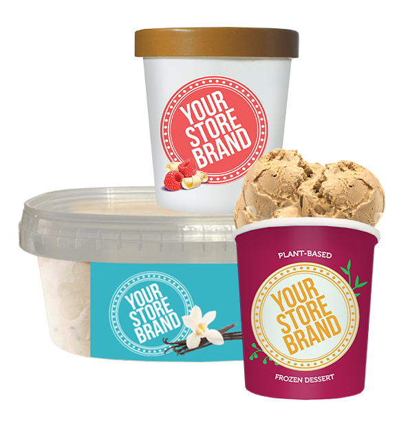 private label ice cream packaging