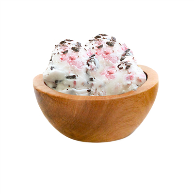 plant-based cashewmilk vanilla strawberry choco chunks frozen dessert