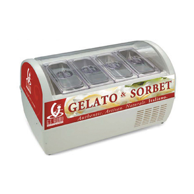baby-400 countertop gelato display case