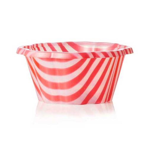 striped gelato to-go cup
