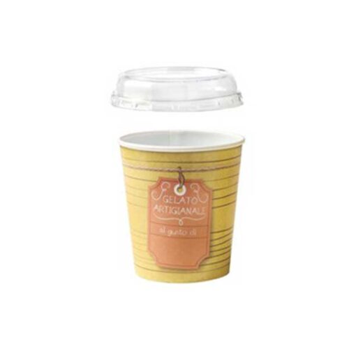 gelato to-go pint with lid