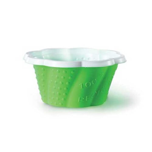 gelato to-go cup medium solid green