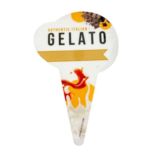 gelato flavor tag