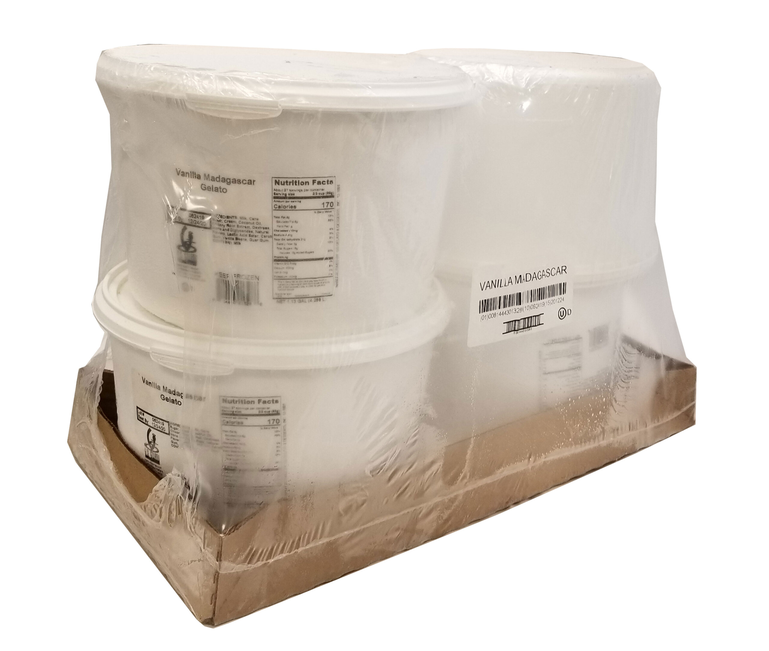 madagascar vanilla gelato foodservice tubs