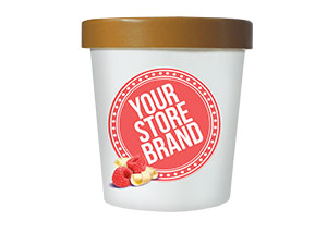 gelato ice cream pint packaging private label