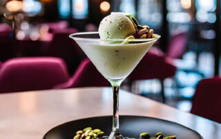 sicilian pistachio gelato martini