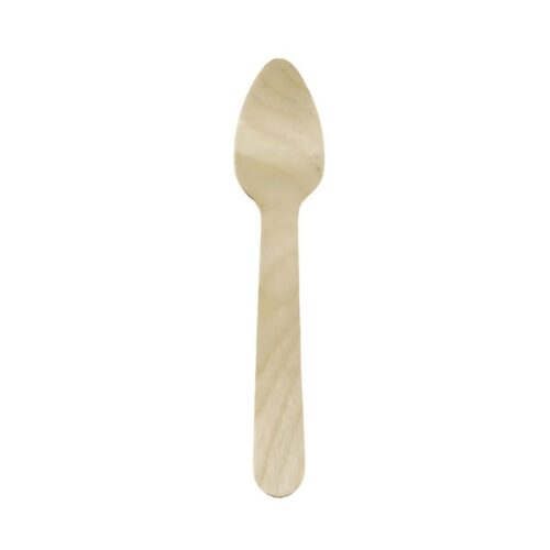 wooden gelato mini spoon