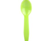 solid green gelato taster spoon