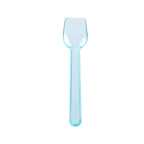 blue transparent gelato spoon