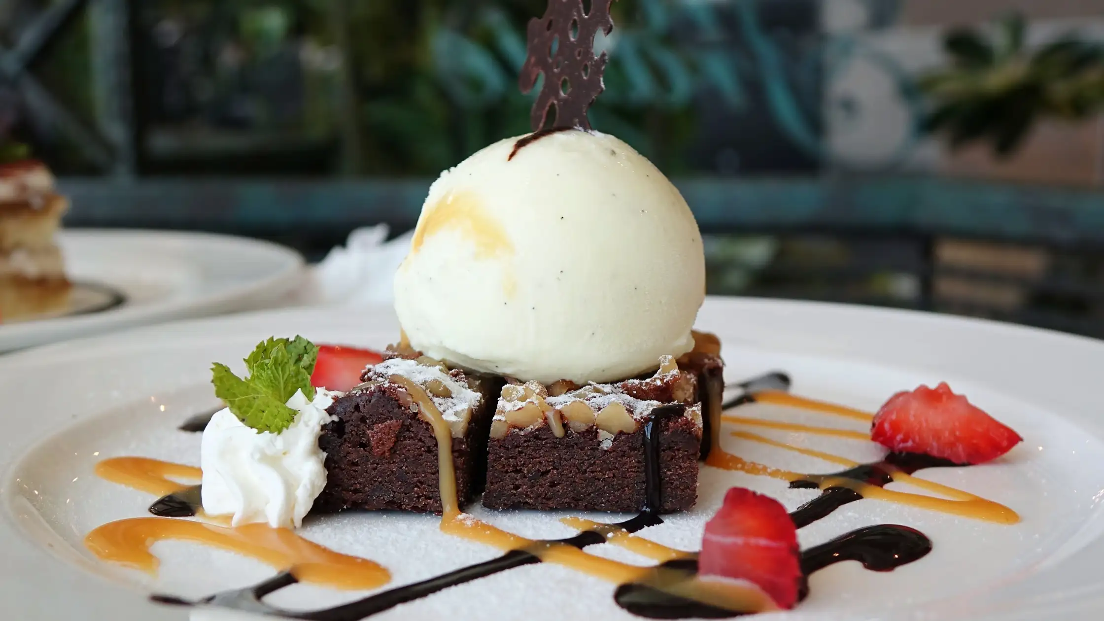 vanilla gelato brownie