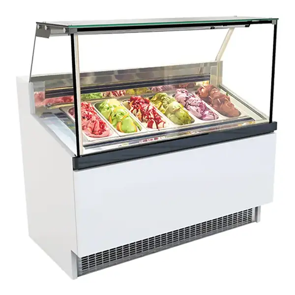 brio gelato display case