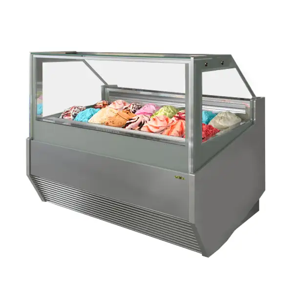 smyrna gelato display case