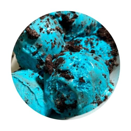 blue monster cookie gelato