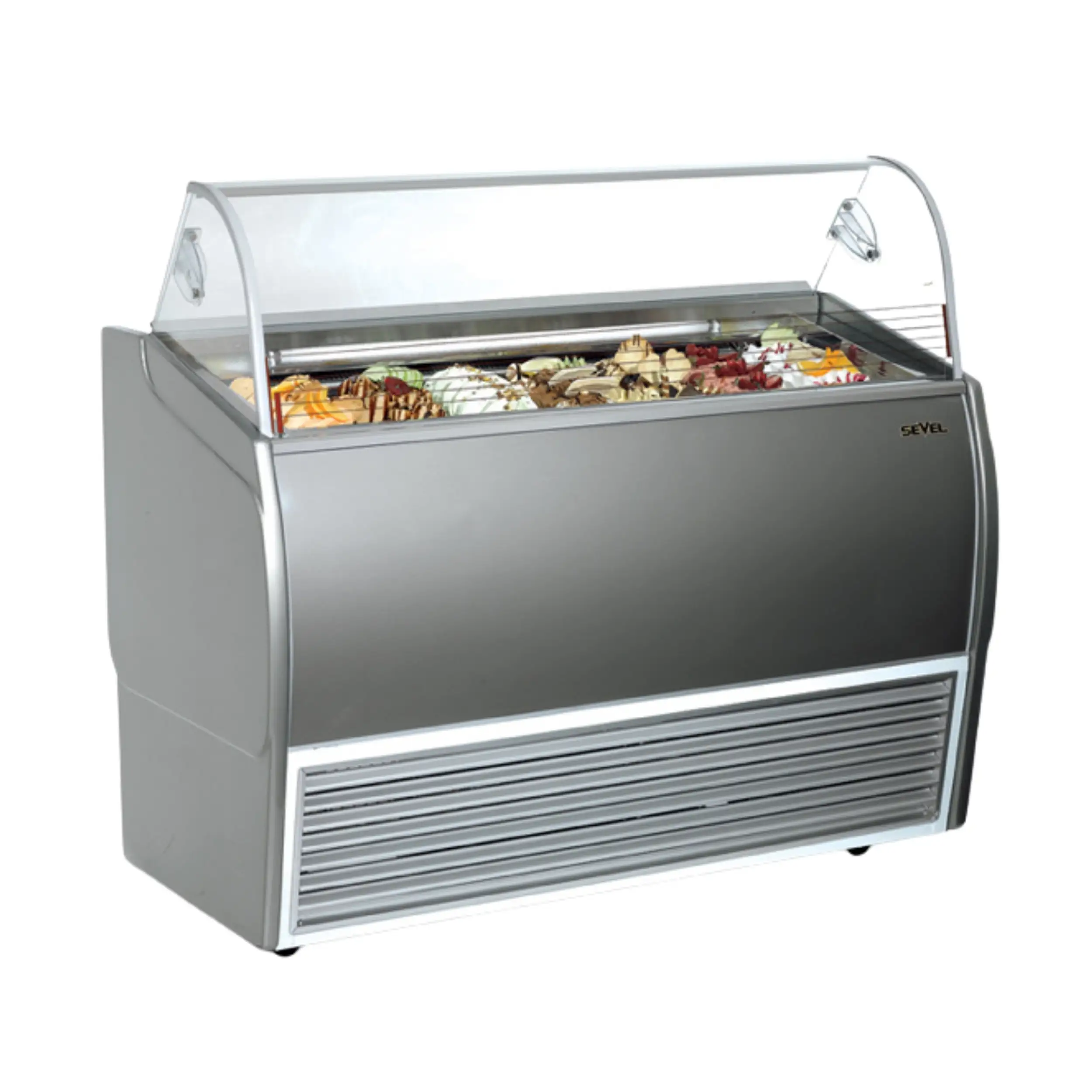 slm slimline gelato display case